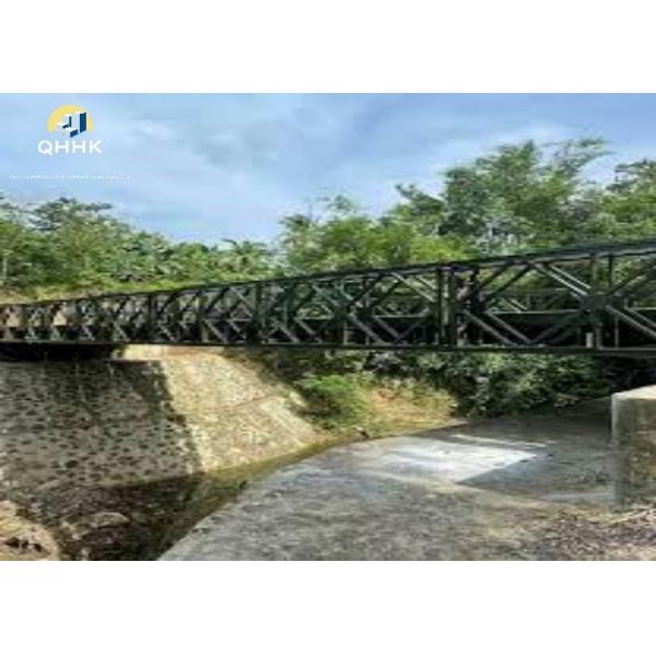 Quality Hot Dip Galvanized Steel Bridge Construction Custom Baili Bridge for sale