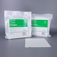China 230Gsm Cleanroom Microfiber Wipes Lint Free Disposable Class 10 Cellulose Polyester for sale