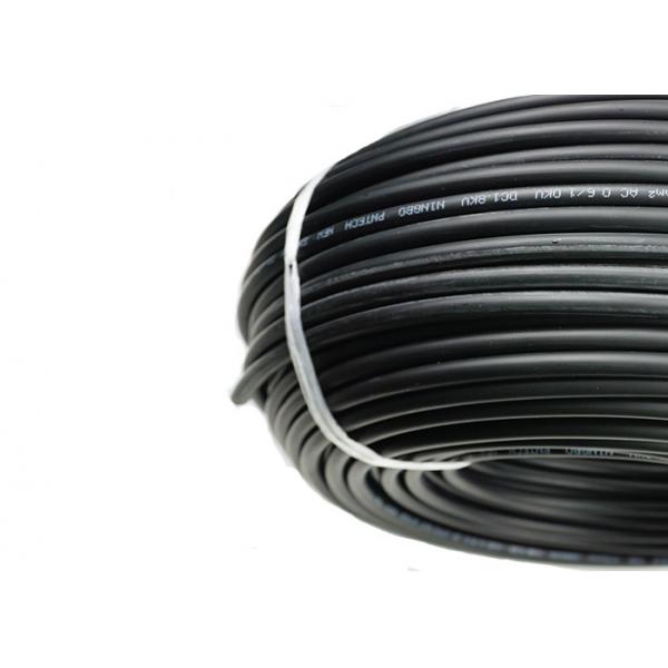 Quality UV Resistance Solar PV Cable , 16mm² PV DC Cable Low Smoke Emission for sale