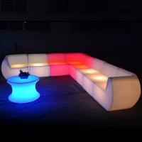 China PE plastic LED modern sofa furniture factory