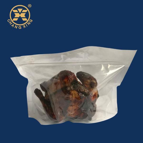Quality Anti Fog OPP Vacuum Packaging Bag Nylon Zip Lock Food Packaging Bags Roast Chicken for sale