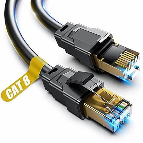 Quality High Durability Cat 8 Shielded Ethernet Cable 10m 25m Cat8 Lan Cable for sale