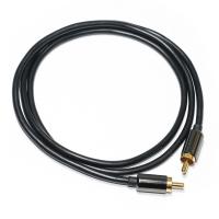 Quality RCA Digital Audio Cable 3.5mm Output 1/1 Double Male Plate Metal Black PVC for sale