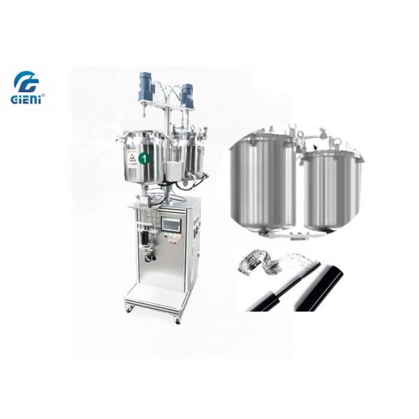Quality High Viscosity Cosmetic Lip Gloss Filling Machine With Double Tanks for sale