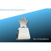 China crystal star award/top star award/crystal award/crystal trophy/star of excellence award for sale