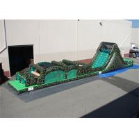 China 60 Feet Inflatable Obstacle Course , Inflatable Military Obstacle Course factory