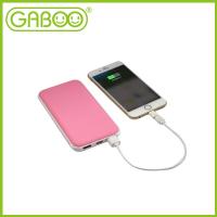 China HG-W1010 10,000mAh rubber finished power bank with LED torch and 2A input factory
