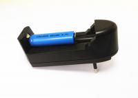 China 1 Slot Seat Type 14500 Li Ion Battery Charger , Portable Flashlight Battery Charger factory