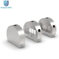 china 1mm Thickness 304 Stainless Steel Turnstiles Security Gates Support QR Code