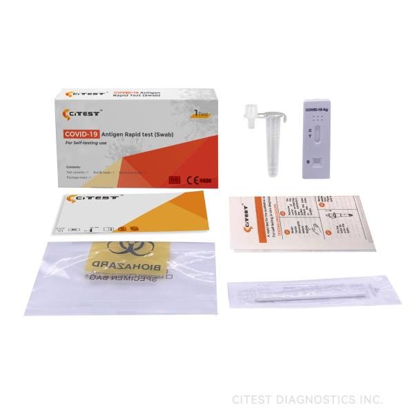 Quality 99.6% Specificity COVID 19 Antigen Rapid Test Kit CE1434 OTC Covid 19 Self Test for sale