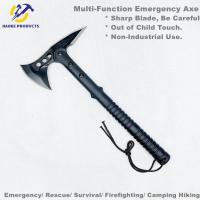 China Stainless Steel Materials Light Weight Emergency Axe Rescue Axe With Glass Breaker And Sharp Blade factory