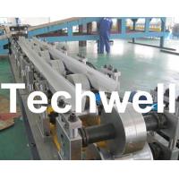 China PLC Frequency Control System K Style Gutter Roll Forming Machine for Rainwater Gutter factory