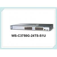 China Cisco Switch WS-C3750G-24TS-S1U 24 Port Managed Gigabit Ethernet Switch factory