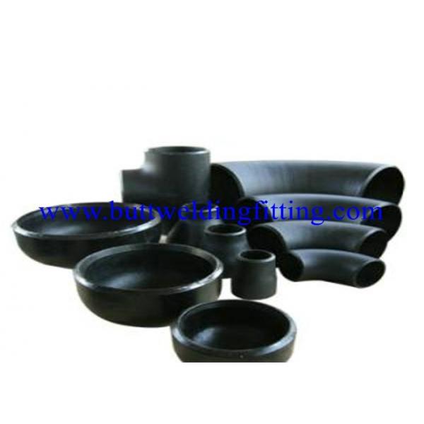 Quality Black Welded Pipe Fittings Stainless Steel Pipe End Caps ASTM A234 WP22 / WP9 / WP91 for sale