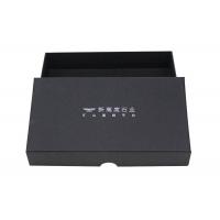 china OEM Cardboard Packaging Box , Rigid Set Up Gift Boxes UV Coating Black