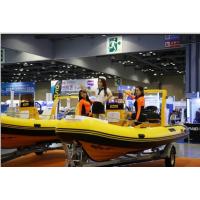 China 17ft orca hypalon inflatable rib boat  rib520A with sunbed center console rear cabin CE certificate for sale