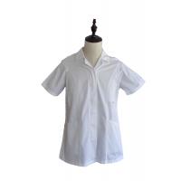 Quality Anti Fray Medical Work Uniforms Nursing Scrub Tops With Button Fastening for sale