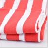 China Knit Yarn Dyed 30s Ring Spun Viscose Rayon Stretch Jersey Black White Stripe Fabric factory