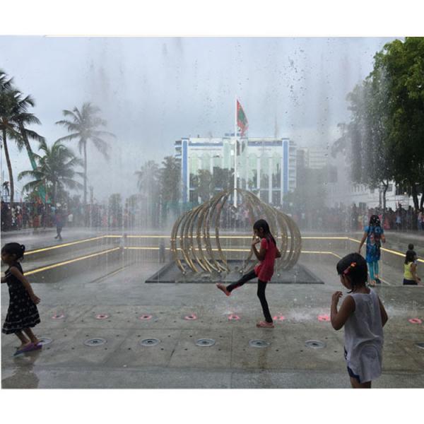 Quality Outdoor Children Playing Interactive Floor Standing Fountains for sale