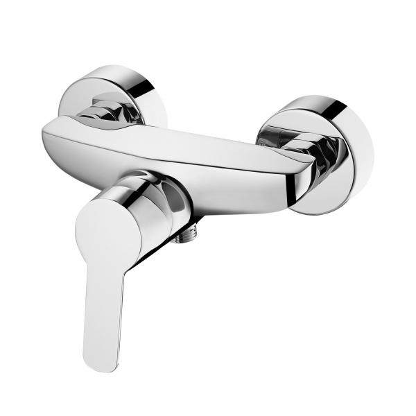 Quality Mirror Chrome Contemporary Shower Mixer Faucet With 35mm Ceramic Cartridge for sale