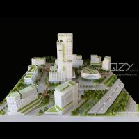 China HUAYI Architecture Construction Model Scale Models Of Famous Buildings 1:400 factory