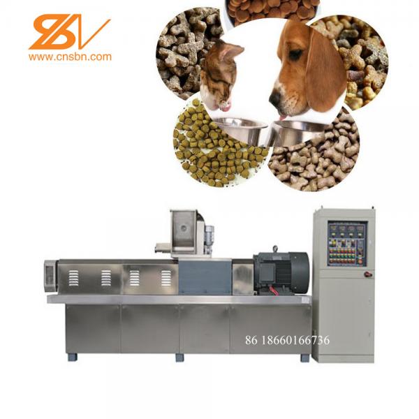 Quality 2 Screw Extruder Dog Food Production Line , Pet Food Extruder Machine for sale