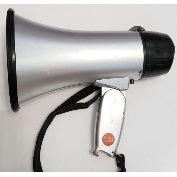 Quality Siren Battery Powered Megaphone With Battery Bullhorn 0.3 - 0.5KM for sale