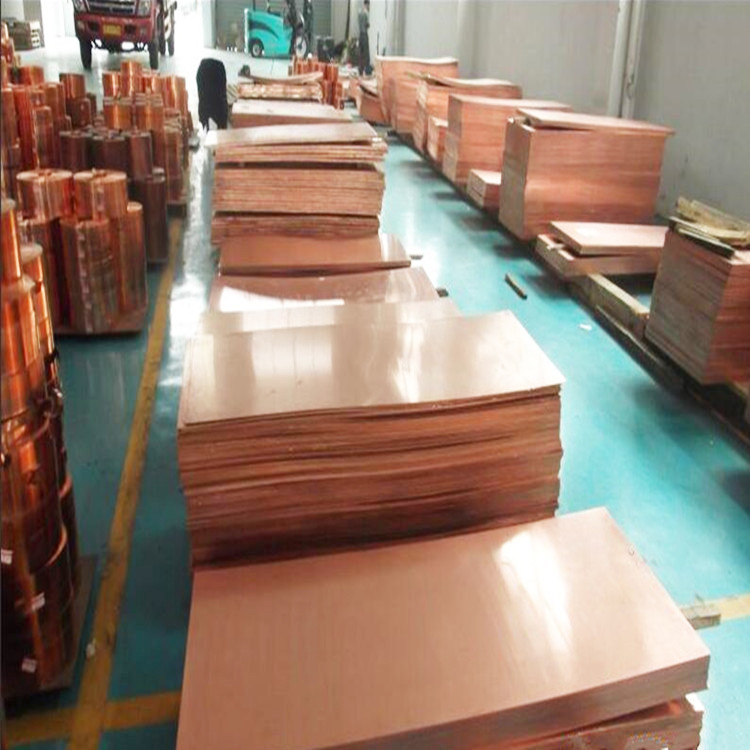 China C1100 C17200 2mm Copper Sheet For Kitchenware Thick Brass For Transformer factory