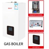 China 40KW Hot Water Heat Boiler White Shell Gas Wall Hung Boiler  Top Component for sale