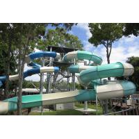 China Outdoor Park Swimming Pool Tube Fiberglass Water Slide Parts Play Equipment for sale