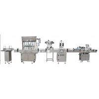 China Automatic 4 Heads Wine/ Beverage/ Juice Sauce Production Filling Machine Plant /Liquid Bottling Line factory