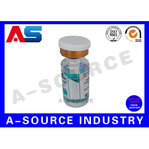 Quality Holographic Peptide Bottle Labels 10ml Vial Label With Different Product Names for sale