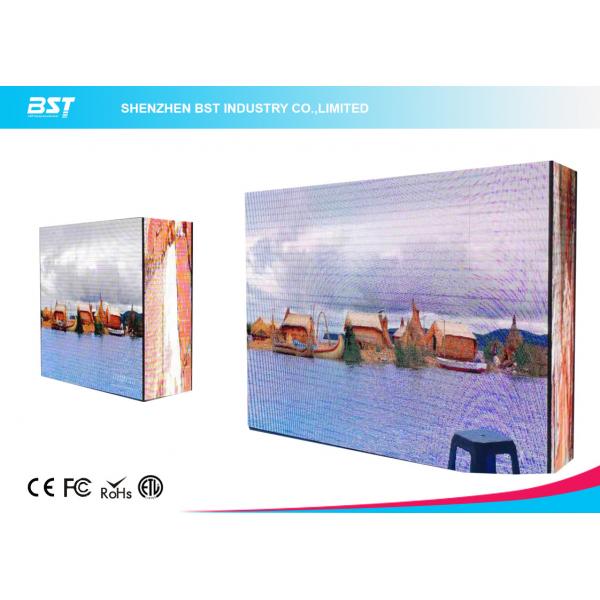 Quality 281 Trillion Color Outdoor Advertising LED Display With Steel / Aluminum Panel for sale