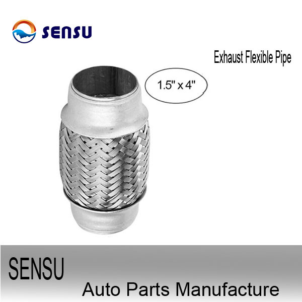 Quality SS304 Universal Exhaust Flex Joint  45mm Heavy Duty Exhaust Flex Pipe for sale