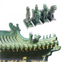 Quality Dragon Beast Chinese Roof Ridge Decorations Glazed Colorful Finial For Roofing for sale