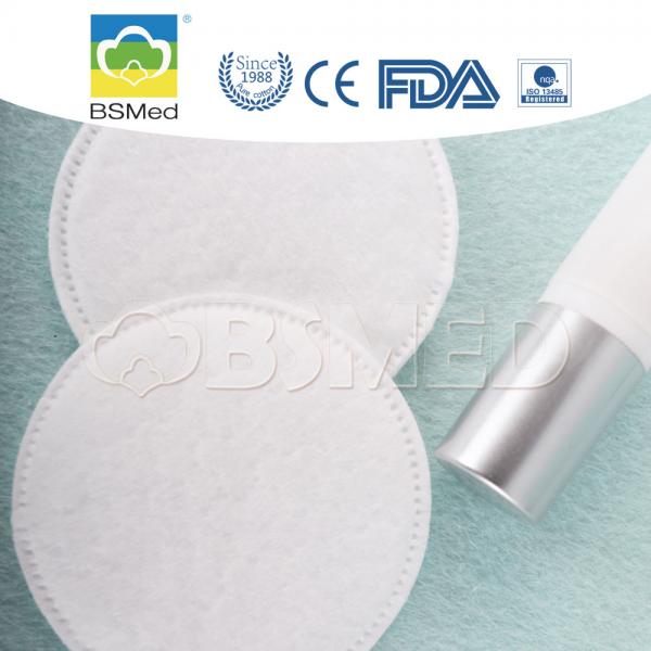 Quality Personal Care Square Cotton Wool Pads Custom Size Plain Pattern For Makeup for sale