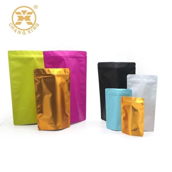 Quality Matte Resealable CPP Coffee Bean Bags With Valve Smell Proof Stand Up Barrier Pouches for sale