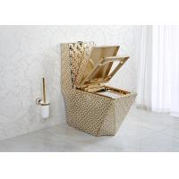 China Siphon Flushing Bathroom Toilet Bowl , Diamond shape One Piece Western Toilet factory