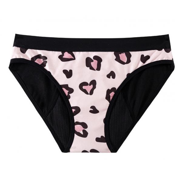Quality Leak Proof Period Proof Underwear For Teenage Undies Cotton Leopard Print Style for sale