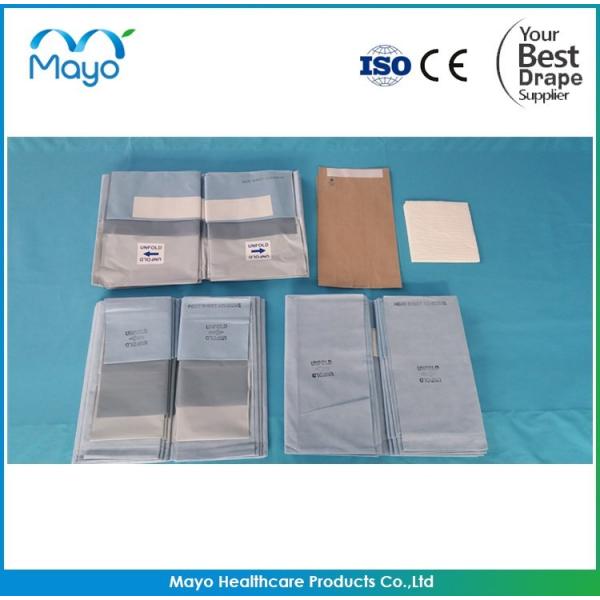 Quality PE SMS Fenestrated Surgical Drape Pack Disposable Sterile for sale