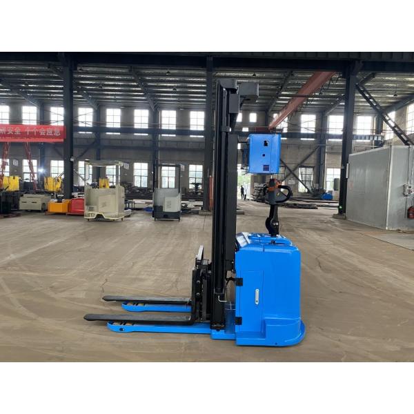 Quality Non-standard Customization 2000 KG  Electric Stand On Forklift Bule Seated Type With Solid PU Tire for sale