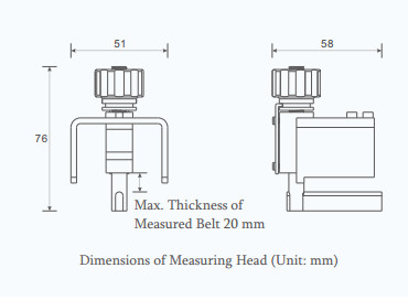 Quality USB RS-232 Bluetooth Belt Tension Tester HTT-2880 For Belt Tension Measurement for sale