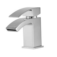 Quality Single Handle Brass Bathroom Mixer Tap Chrome Finish T8322W for sale