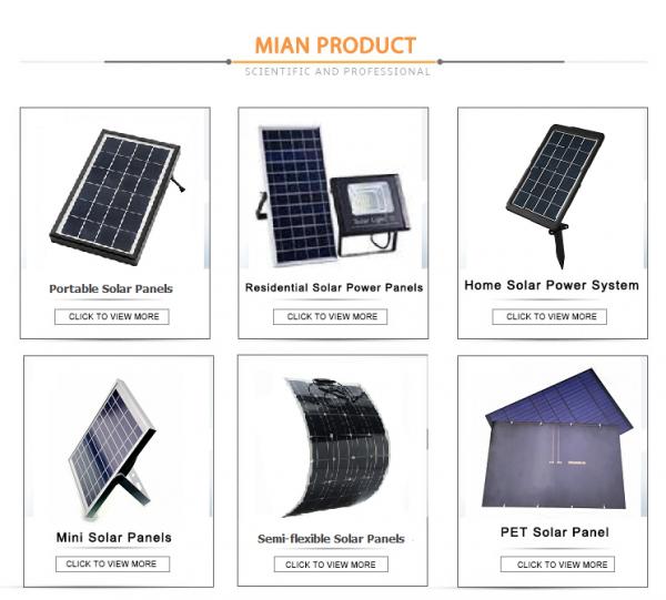 Solar Panel Battery Charger 3W Mini Laminated Solar Power Panel ZW-3W-9V-2 Aluminum Frame 9V
