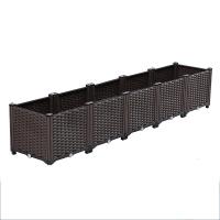 Quality Set of 2 Home Garden Movable Vegetable Green plant box high Raised Planting Box for sale