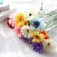 Quality Commercial Gerbera Daisies Artificial Plastic Flowers Fresh Pastoral Style for sale