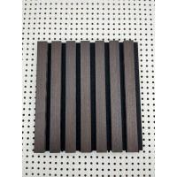 Quality 2400mm Natural Wood Veneer Slats With Fire Retardant Class B1 for sale