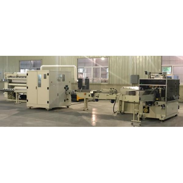 Quality Plastic Film Packing Facial Tissue Production Line Semi Automatic High Speed for sale