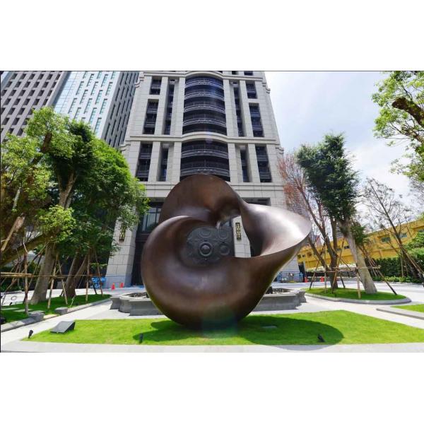 Quality Abstract Metal Copper Sculpture Outdoor For Modern Public Decoration for sale