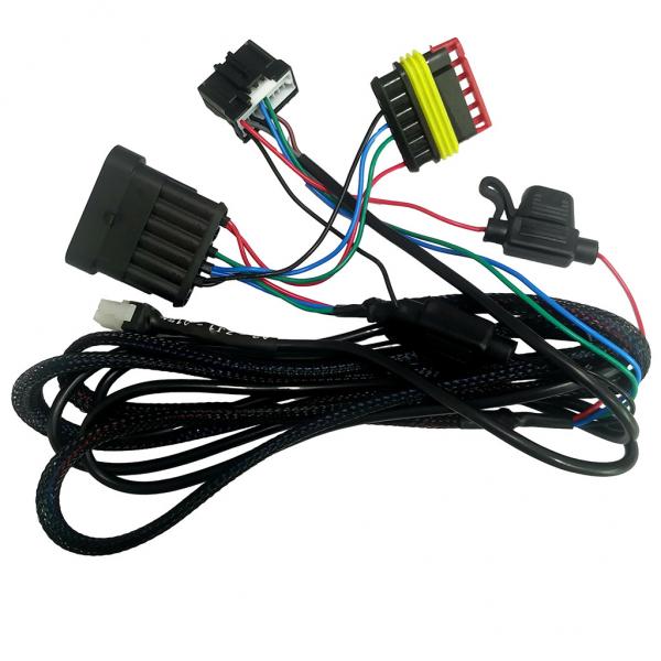 Quality Waterproof Male Female Automotive Wire Harnesses With Amp Connector OEM for sale